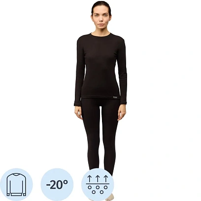 Термофутболка жен.чер. (темп.-20) р-р 54-56 (G21-2271S)