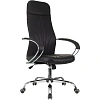 Кресло VB_EChair 655LT SL/TPU черный экокожа крестов. хром