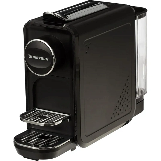 Кофемашина капсульная BigTech EСM303B, 0,7литра, 1400 Вт, черная