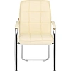 Конференц-кресло BN_TQ_Echair-810 VPU-1 кожзам бежевый, хром