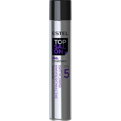 Лак ESTEL TOP SALON PRO.СТАЙЛИНГ экстрасил фикс 400мл ETS/L5/400