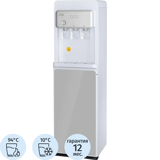 Кулер Ecotronic K43-LXE white-silver напольный