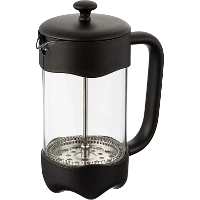 Френч-пресс 600мл Пуритама боросил.стекло, пластик ручка (B094)