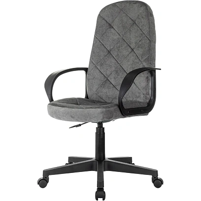 Кресло VB_EChair 602LT серый Light-19 крестов. пластик