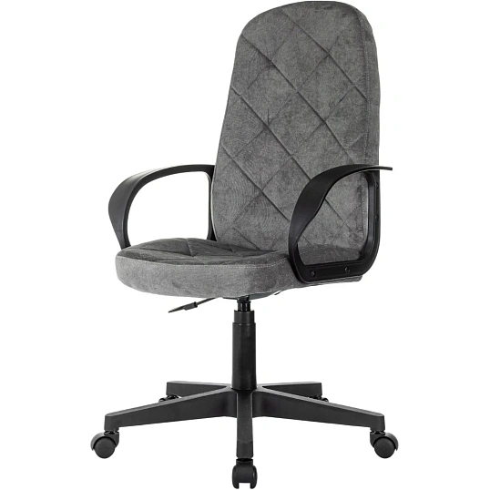 Кресло VB_EChair 602LT серый Light-19 крестов. пластик