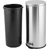 Ведро мусорное с педалью 30 л, матовое, нержавеющая сталь