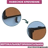 Доска пробковая 90х120 Attache BlackFrame черная рама