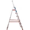 Стремянка алюминиевая усиленная 225 кг 6ступеней(130мм)Новая Высота 3117106