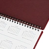 Планинг датированный 2026, бордо, 303х150 мм, 120стр, АТТАСНЕ Agenda