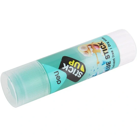 Клей-карандаш школьный 21г Deli детский прозрачн., в ассортименте EA20900