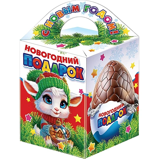 Новогодний сладкий подарок Азбука праздника Киндер Куб 300г, А25158