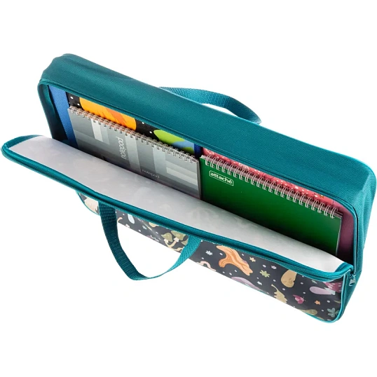 Папка для труда  Комус Класс Грибы А3 на молн,ткань,475х345х75,ПМД3-20-4