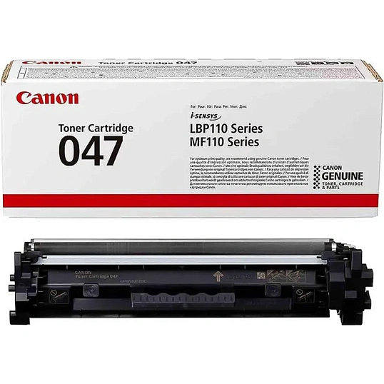 Тонер-картридж Canon 047 BK (2164C002) чер. для MF112/113