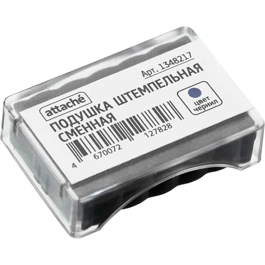 Подушка штемпельная сменная Attache синяя для арт. 1348211 и 1348212