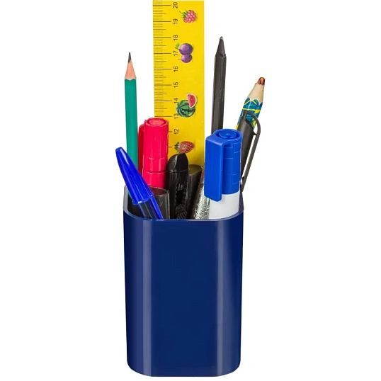 Подставка-стакан для ручек Attache, синий