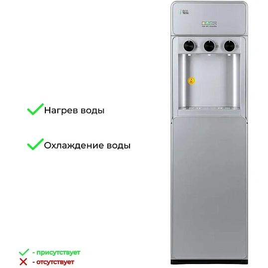 Кулер Ecotronic K42-LXE full silver, напольный