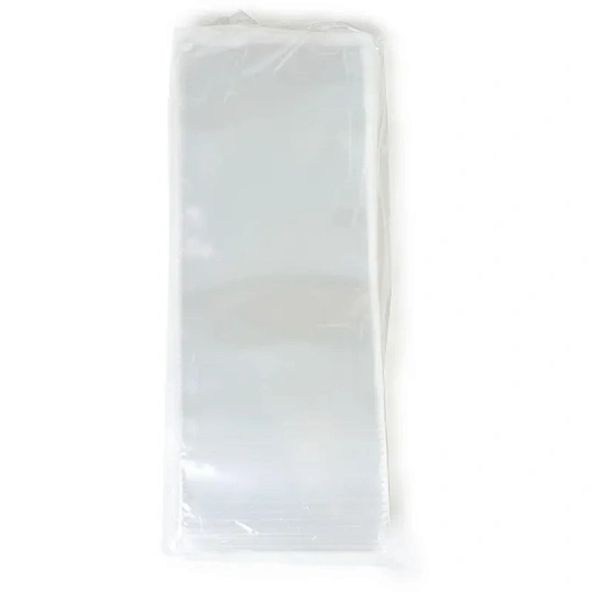 Пакет БОПП 100х250 мм (донная складка 40+40) 35 мкм 100 шт/уп