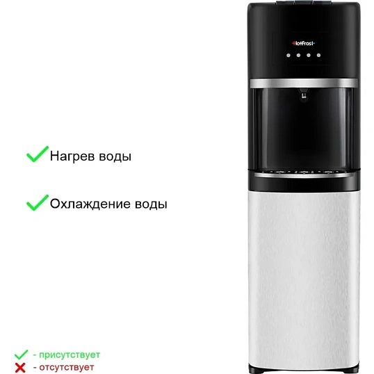 Кулер для воды HotFrost 35 AEN электронный, нижняя загрузка