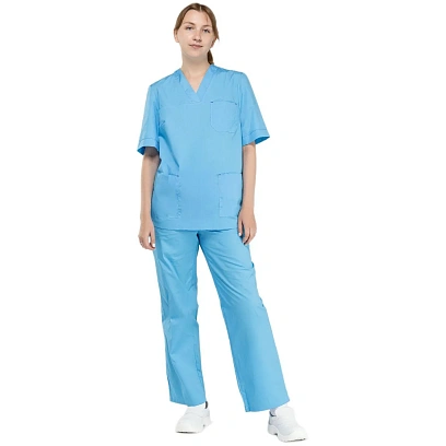 Костюм жен (куртка, бр) м05 плюс голуб 112-116/170-176