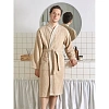 Халат Махровый Мужской  DELRAY Кимоно бежевый, L-XL,300 гр/м2