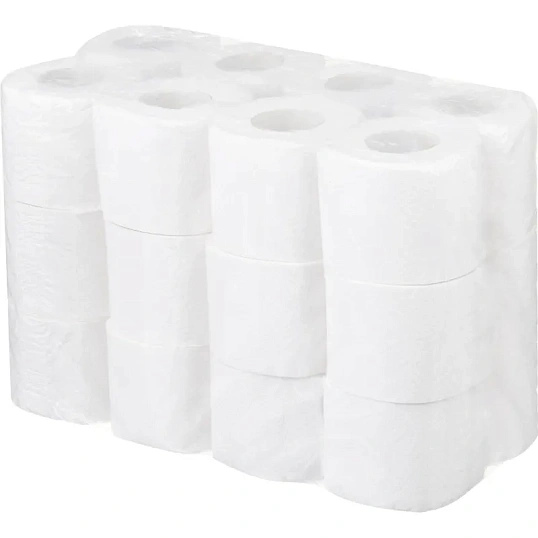 Бумага туалетная JOYeco 2сл натур бел вторич втул 25м 24рул/уп