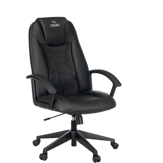 Кресло игровое Zombie 8 черный искусственная кожа 1078865/1583069