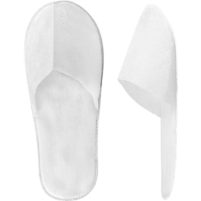 Тапочки одноразовые Антикризисные Ультра с закрытым мысом,белые №1,250шт/уп