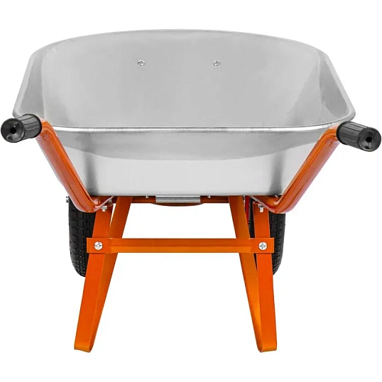 Тачка садово-строительная 2-х колесная СТРОЙМАШ, в коробке, 80л/190кг 17037