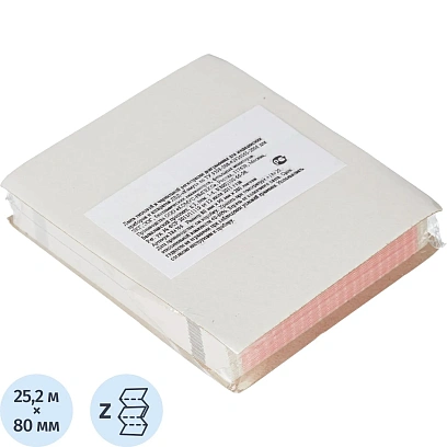 Лента тепл.регист. для ЭКГ HelliGE Mac-400/600, 80х90х280, K80Z90AK280, 116