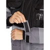 Костюм рабочий зимний мужской з50-КПК СОП сер/черн р.52-54/182-188