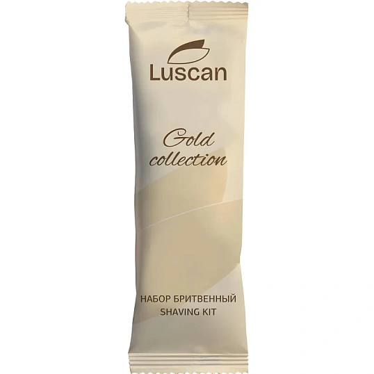Набор бритвенный Luscan Gold Collection ПЭ, 200шт/наб