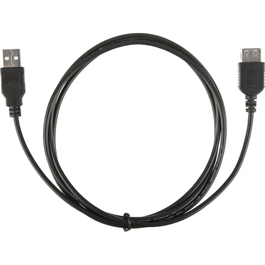 Удлинитель (OAVDC009) USB 2.0 AM/AF, 1.8м, чер