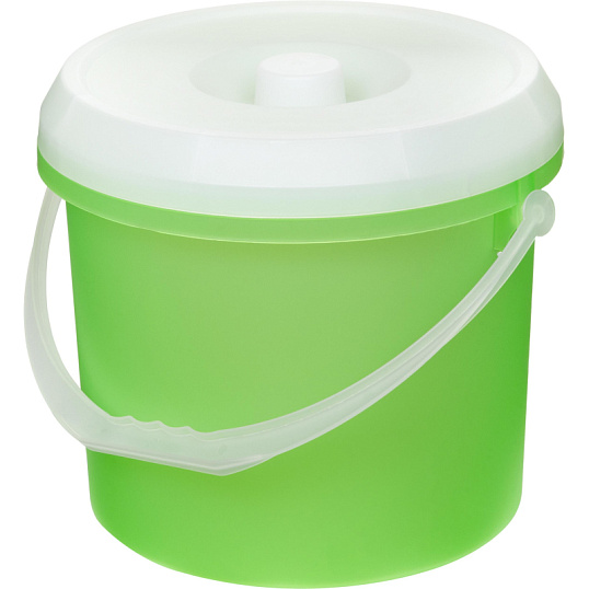Ведро пластик с крышкой 15л