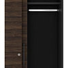 Гардероб - купе Kobor HG-120/60/M 1200x600x1900 Черный муар/Дуб чарльстон