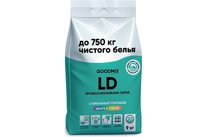 Профхим д/стирки порошок универсальн Vortex/GOODMIX LD, 9кг_Агро