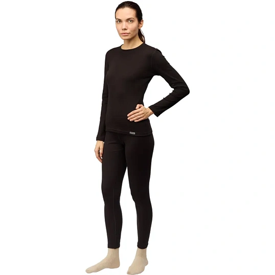 Термолегинсы жен.чер. (темп.-20) р-р 54-56 (G21-2271P)