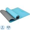 Коврик для фитнеса и йоги Start Up Blue/Gray р183х61х0,6см, 371126