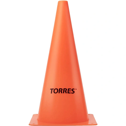 Конус тренировочный TORRES, пластик, высота 38 см., оранжевый, TR1004