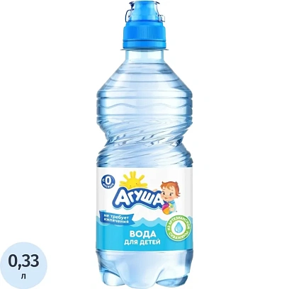 Вода питьевая Агуша 0,33л