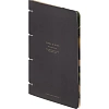 Тетрадь общая, BS, А4, 120л., клетка, кольца, . Flora, черный N4238