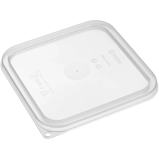 Крышка для контейнера квадр.23х23см.прозр., п/п(конт.76701,76702),76710