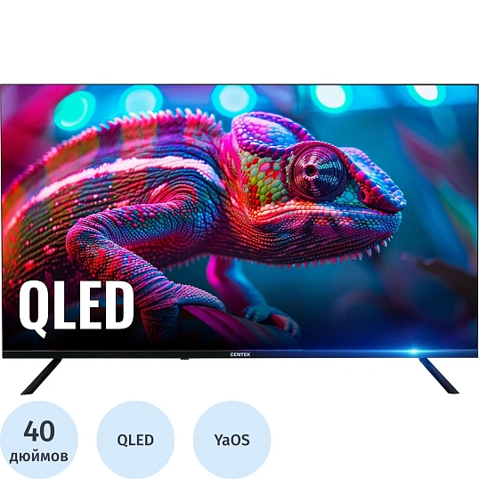 Телевизор Centek 40 CT-TV0021-40, QLED, смарт