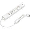 Сетевой фильтр BigTech CD5-1,4WU (5р/1,4м/USB-C/USB-A/16А/3680Вт белый)