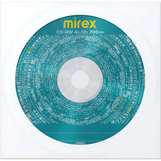 Носители информации CD-RW Mirex 700Mb 4x-12x в конверте 1/150 (UL121002A8C)