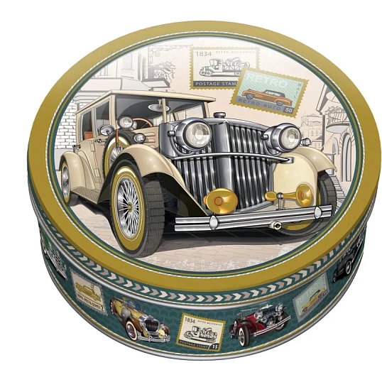 Печенье Regnum Ретромобиль сдобное ж/б 400г МС-4-47