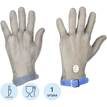 Перчатка кольчужная Certaflex Prima (пластиковый ремешок) CP0005009L р.L