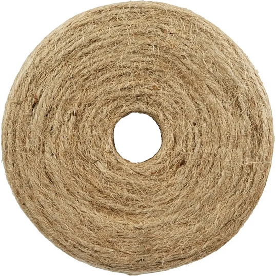 Шнур банковский джутовый, полиров., ~1,5 кг, диам 1,5 мм