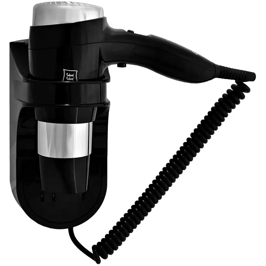 Фен Puff-1600BlВ, черный, 1,6 кВт