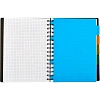 Бизнес-тетрадь А5,120 л,спираль,клетка Office Creative