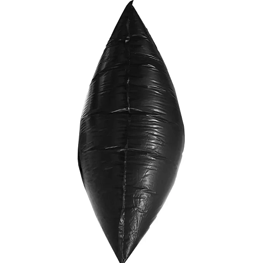 Мешки для мусора ПВД 160л 35 мкм 50шт/уп черный 90х110см